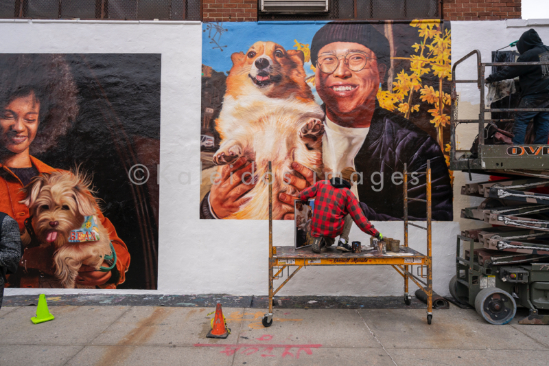 Artists;Brooklyn;Frescoes;Frescos;Kaleidos;Kaleidos images;Mural Paintings;Painters;Paintings;Tarek Charara;USA;La parole à l'image